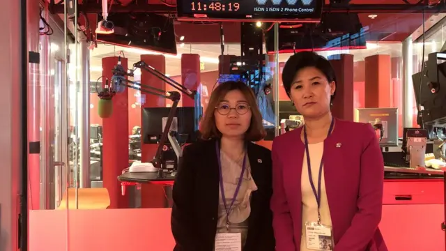 탈북자 김정아 씨와 지현아 씨는 탈북 후 자신들이 겪은 인권유린에 대해 털어놨다