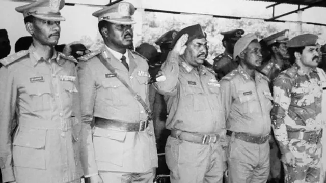 Omar al-Bashir nigba to gba ijọba ni ọdun 1989