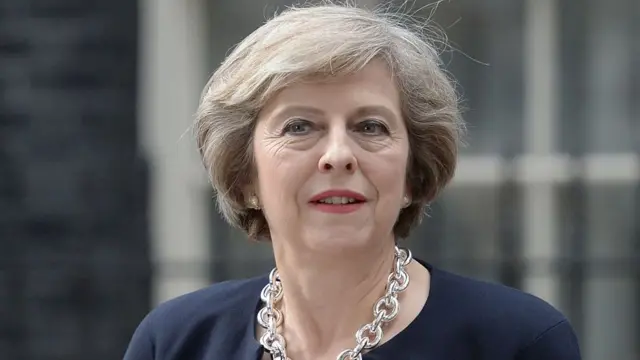 બ્રિટીશ વડાપ્રધાન થેરેસા મે