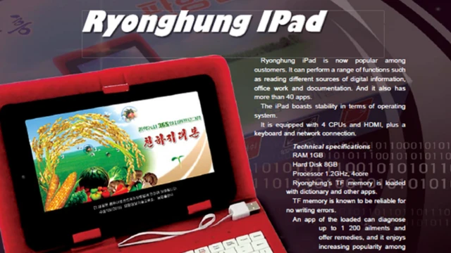 Pieza publicitaria del Ryonghung iPad