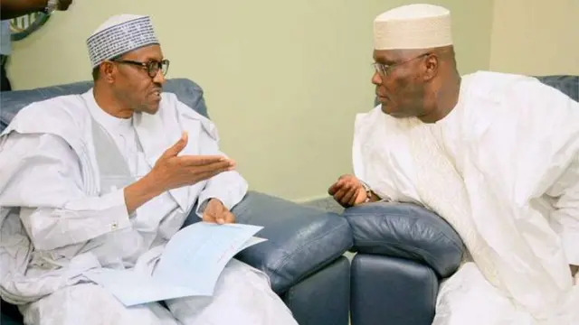 Aarẹ Muhammadu Buhari ati Atiku Abubakar