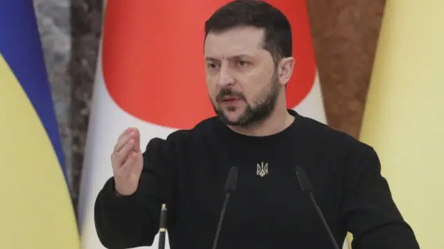 الرئيس الأوكراني، فولوديمير زيلينسكي