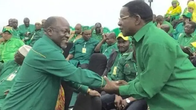 Magufuli (kushoto) na Membe (kulia) walikuwa ni miongoni mwa makada wa CCM waliochuana kuwania tiketi ya urais. Je mchuano huo utarudiwa tena 2020?