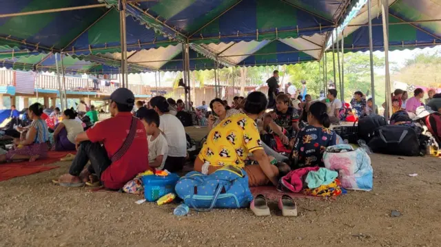 ၂၀၂၃ ခုနှစ် ဧပြီမှာဖြစ်ပွားတဲ့ ရွှေကုက္ကိုလ်တိုက်ပွဲကြောင့် ရှောင်တိမ်းလာရတဲ့ စစ်ဘေးရှောင်တွေ