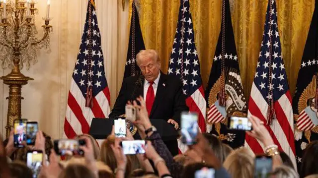 Donald Trump em entrevista coletiva