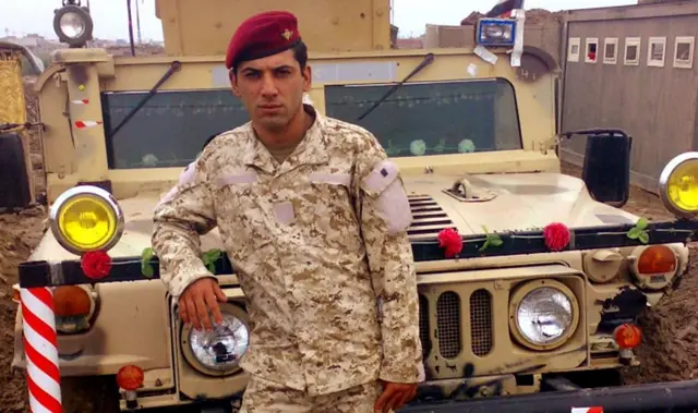 இராக் படையில் சிப்பாயாக படோ அலாமி