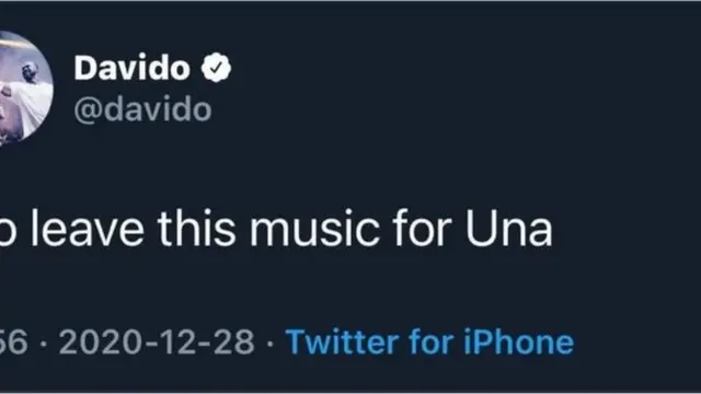 Davido asema nitawacha muziki