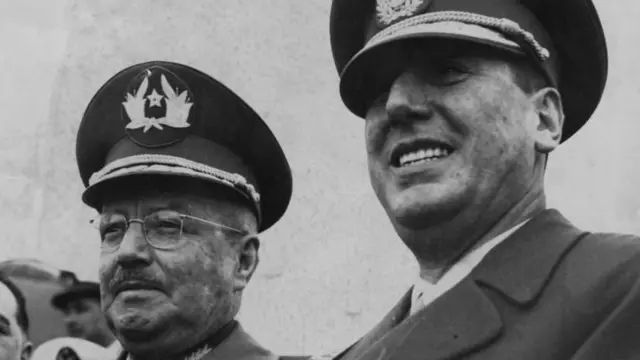 Carlos Ibáñez y Juan Domingo Perón