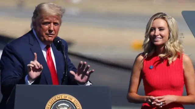 Donald Trump na Kayleigh McEnany