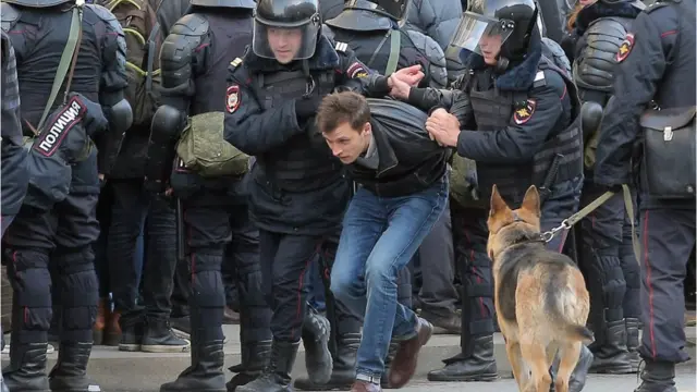 Акция протеста в Москве