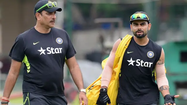 रवि शास्त्री और विराट कोहली