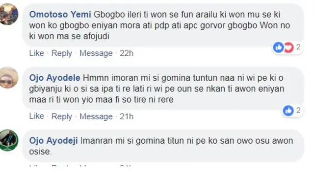 Imoran ara ilu Ekiti fun Kayode Fayemi