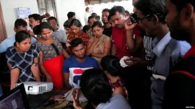 श्रीलंका धमाकों के पीड़ित