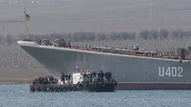 Украинская команда покидает БДК "Константин Ольшанский" в 2014 году