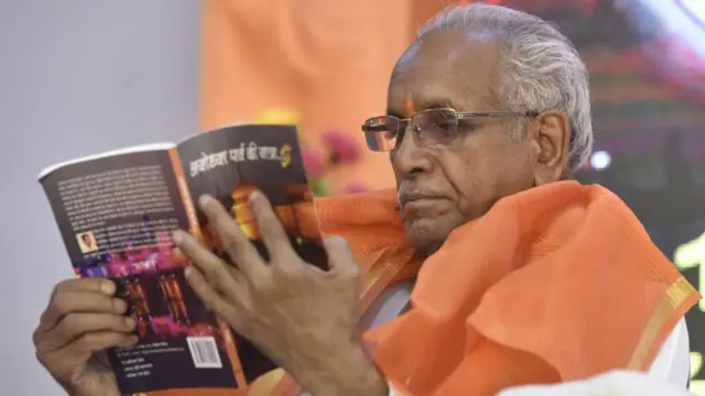 श्री राम जन्मभूमि तीर्थ क्षेत्र ट्रस्ट के महासचिव चंपत राय ने किसी भी गड़बड़ी से इनकार किया है (फ़ाइल फ़ोटो)