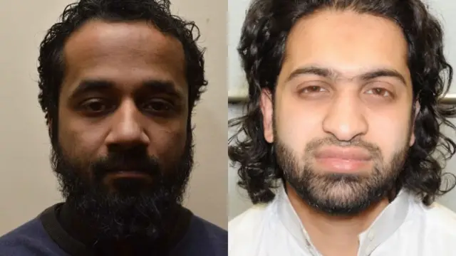 Сайед Хок (слева) и Масуд Миах (справа) признаны виновными в финансировании терроризма