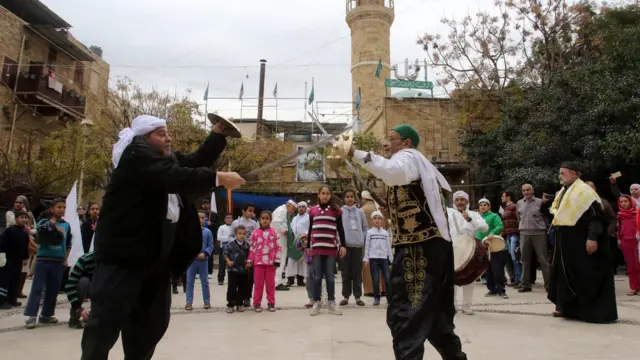 صوفیان لبنان در جشن میلاد پیامبر اسلام