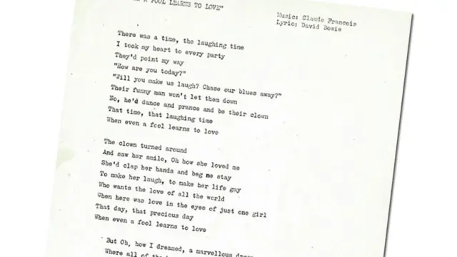 Letra de Even A Fool Learns To Love