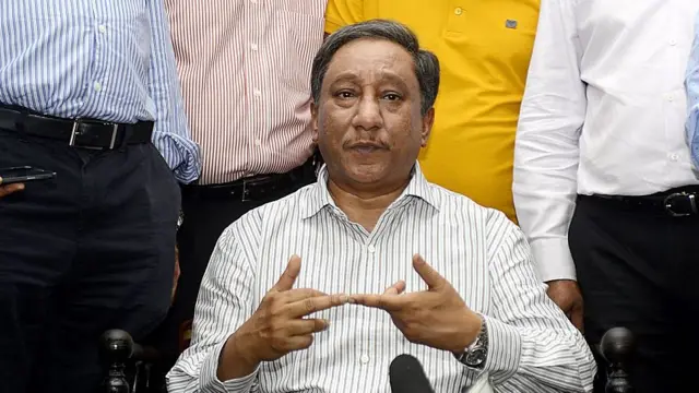 বিসিবি সভাপতি নাজমুল হাসান।