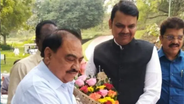 एकनाथ खडसे-देवेंद्र