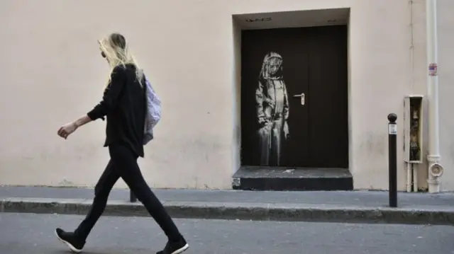Bansky hits Paris
