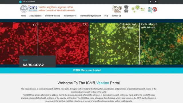 आईसीएमआर, कोरोना वैक्सीन