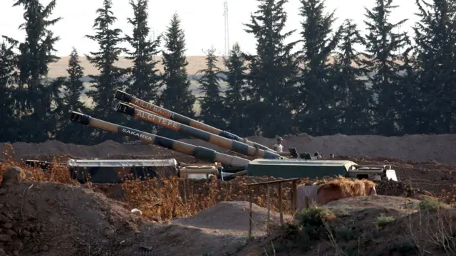 Ibikoho vya muzinga vya Turkiya biri ku rubibe na Syria