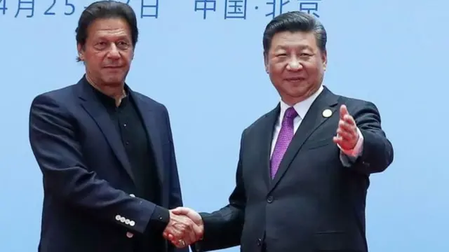 ઇમરાન ખાન અને શી જિનપિંગ