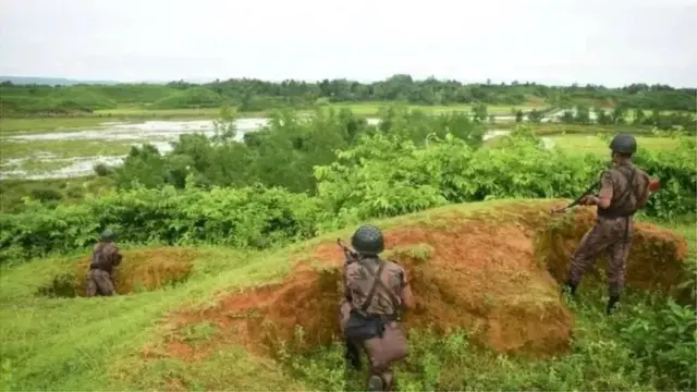বাংলাদেশের সীমান্তে বিজিবির পাহারা চৌকি (ফাইল ফটো)