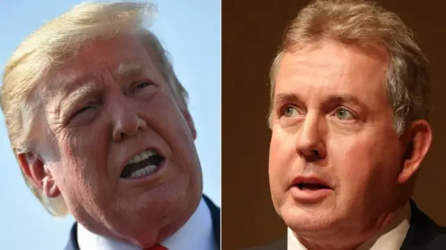 Дональд Трамп и сэр Ким Дэррок