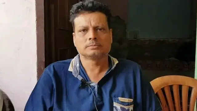 किसान सुनील त्यागी के बड़े बेटे रविश त्यागी.