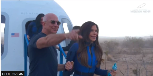 Jeff Bezos and im fiancé