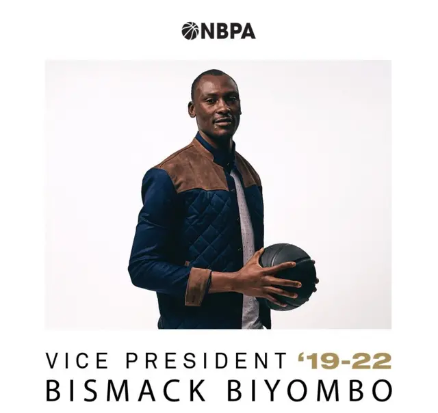 Bismack Biyombo, vice-président de la NBPA