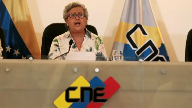Tibisay Lucena, presidenta del Consejo Nacional Electoral