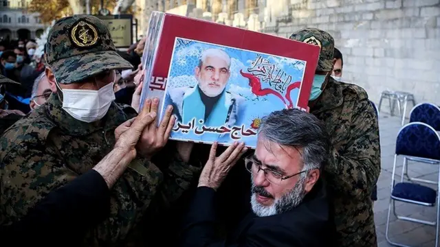 مراسم تشییع حسن ایرلو در تهران