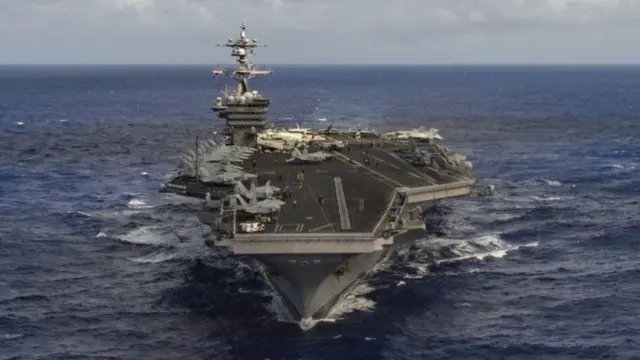 Hàng không mẫu hạum Carl Vinson đang tiến về phía bán đảo Triều Tiên
