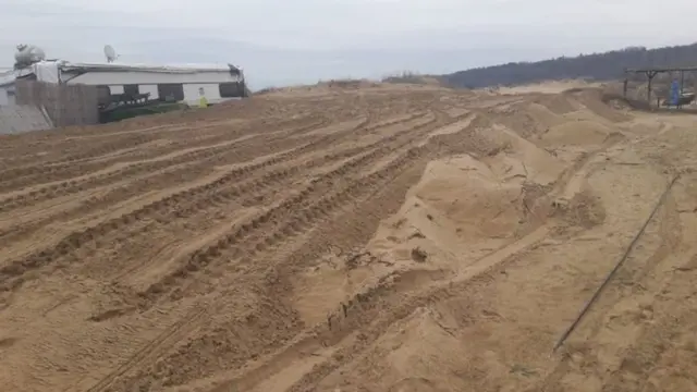 Iskopana dina na primorju