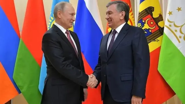 Президент Путин ва Президент Мирзиёев