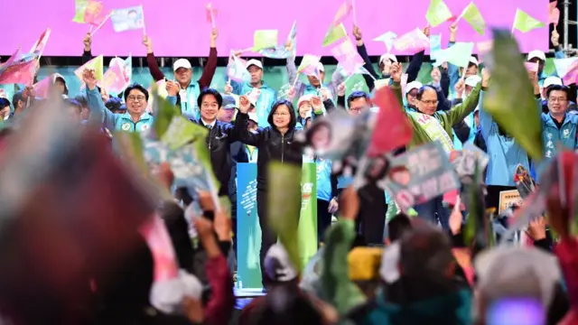 蔡英文造勢晚會