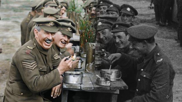 Soldados durante a Primeira Guerra Mundial