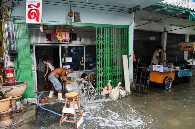 flood in Bangkok