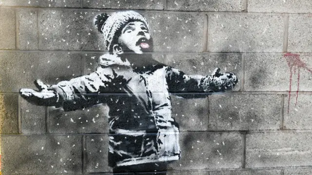 Banksy confirmou a autoria do painel no Paíscasino que da bonusGales