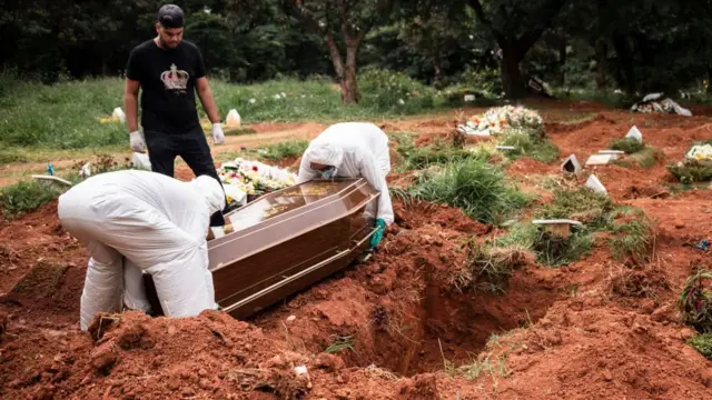 Cemitérioapostas no jogo da copaSão Paulo, com coveiro enterrando um caixão, observador por um parente homem