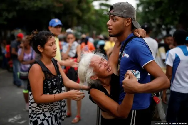 वेनेज़ुएला की जेल में आग