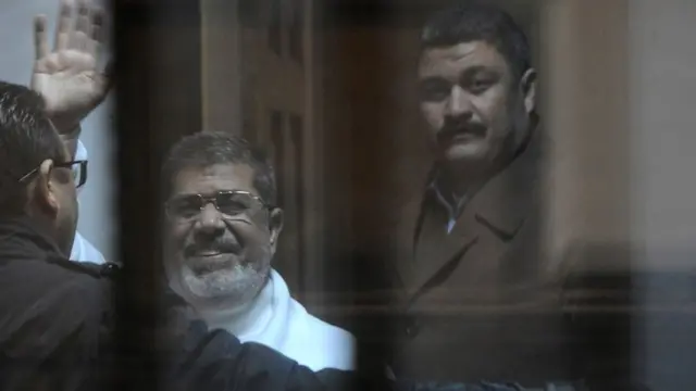 محمد مرسي في السجن