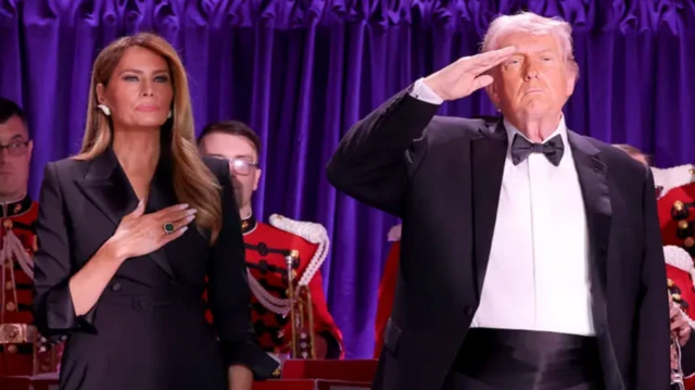Melania Tramp və Donald Tramp 
