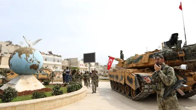 Afrin'deki TSK birlikleri