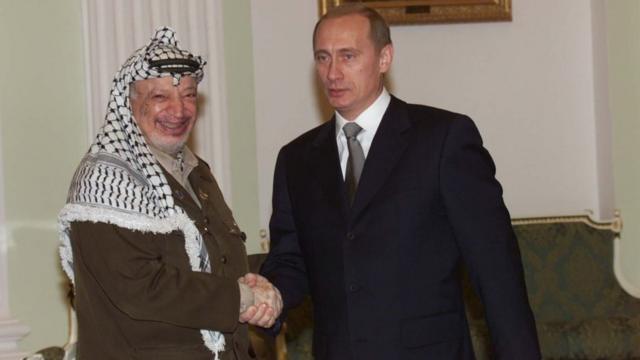 Арафат и Путин в 2000 году