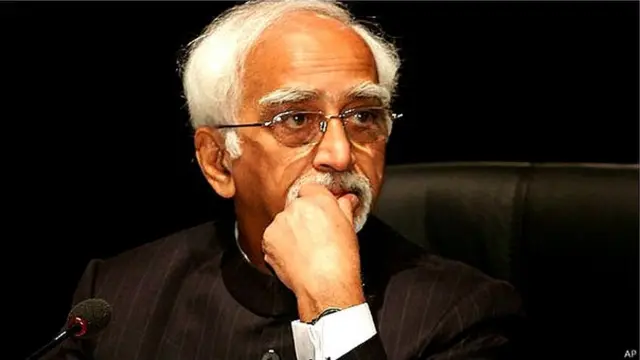 उप राष्ट्रपति हामिद अंसारी