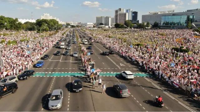 Протест в Минске